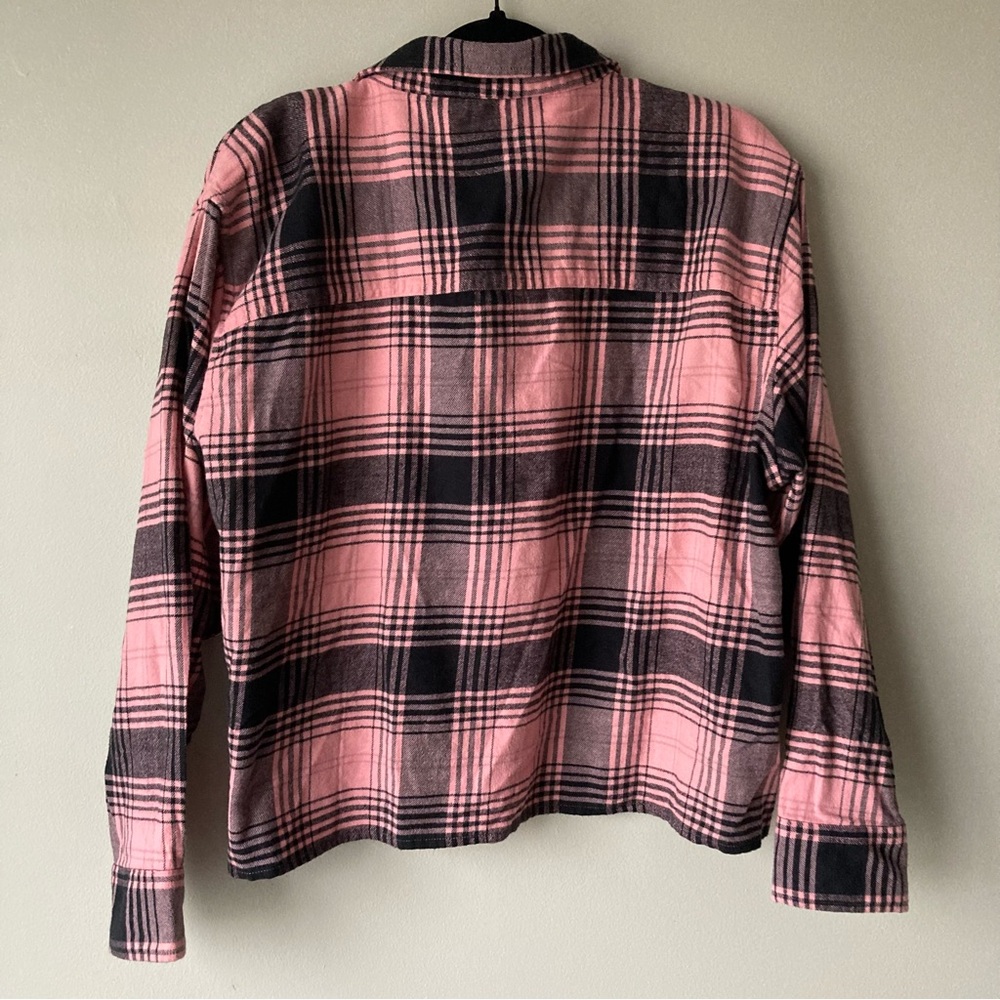 Levi’s Plaid Flannel Button Up Boxy Relaxed Fit Women’s Large - Picture 4 of 9